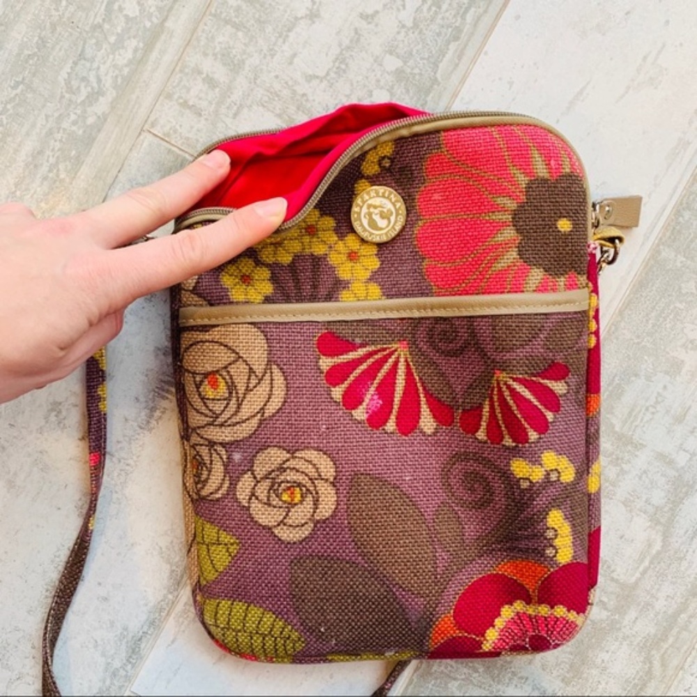 Spartina Boho Tote Pouch Padded Crossbody Tote Bag - Picture 10 of 16